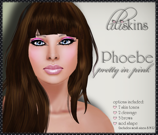 Liliskins Ad - Phoebe Pretty in Pink